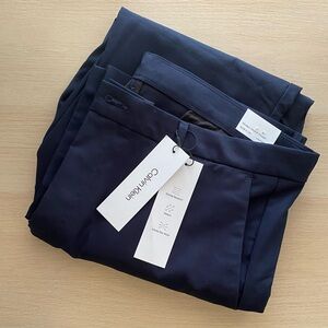 NWT Calvin Klein navy modern stretch trouser men’s size 38x30